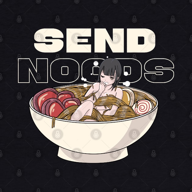 Anime Girl Ramen Send Noodles by MzumO